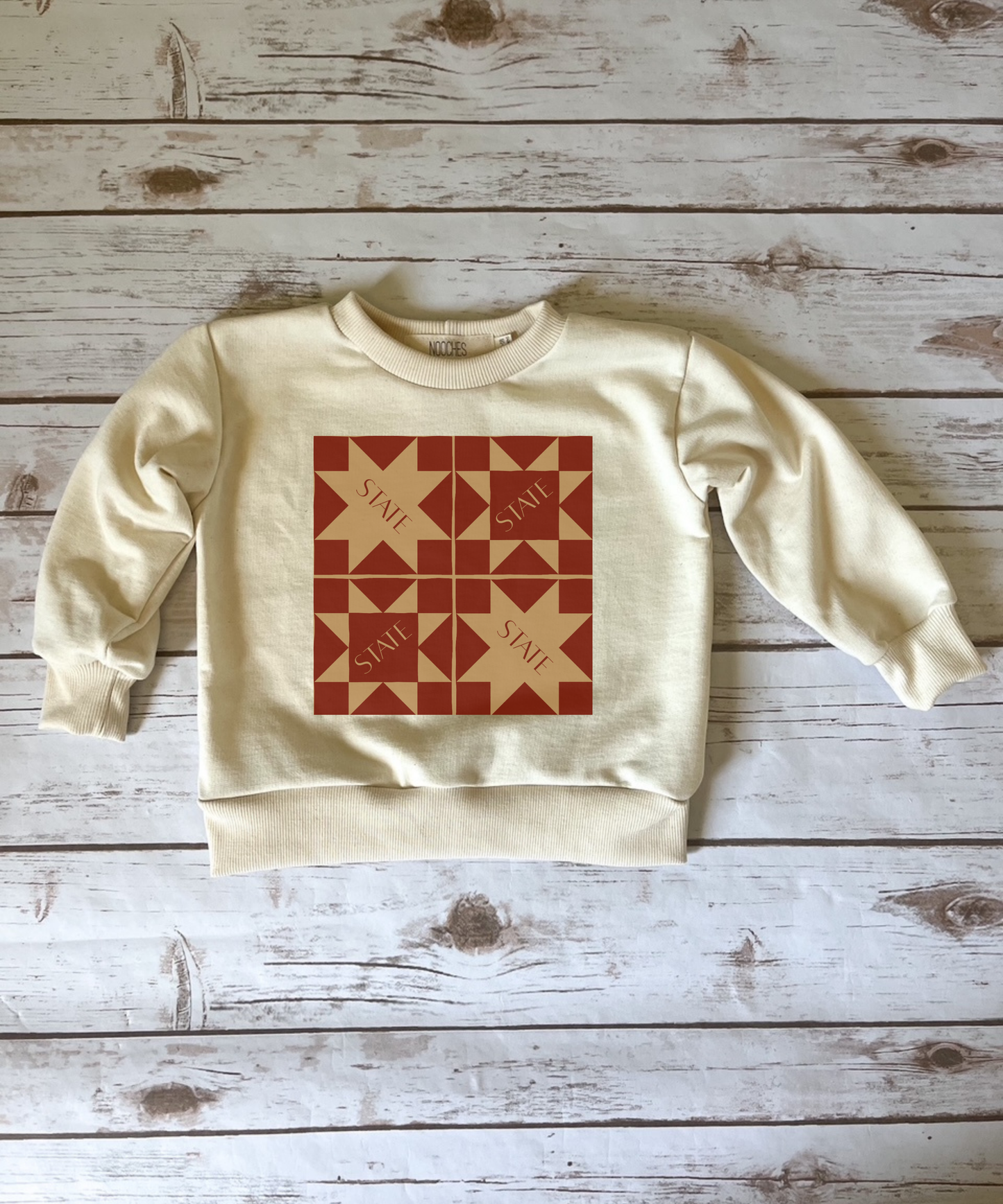 State Quilt Block Pullover