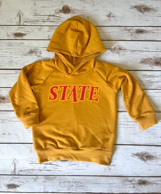 Wholesale State Block Mustard Hoodie