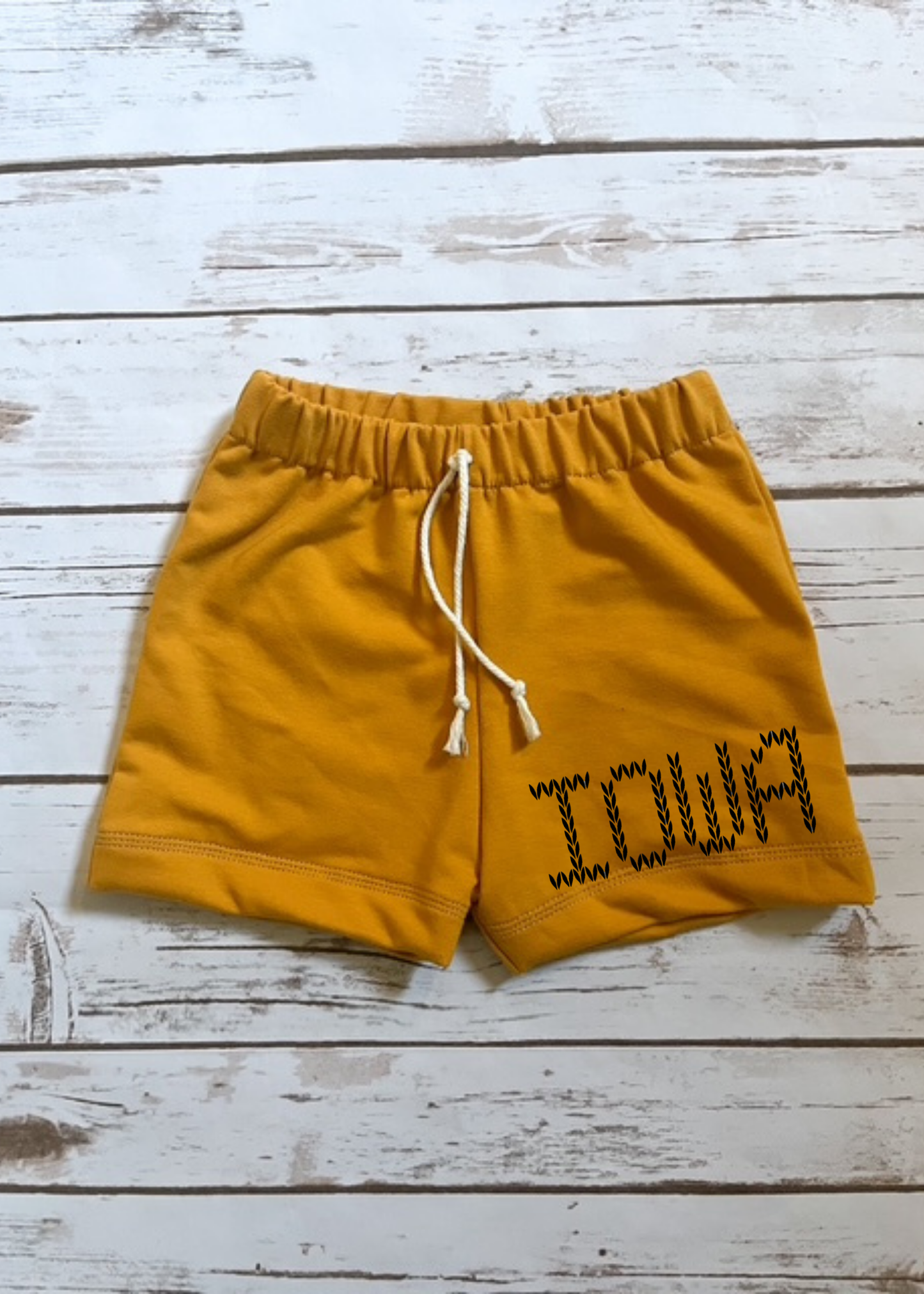 Iowa Stitch Mustard Everyday Shorts
