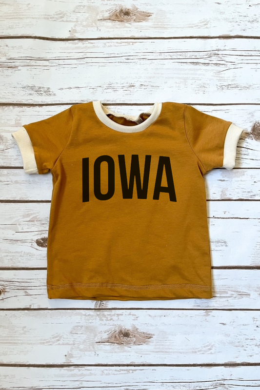 Wholesale Shirt -  Classic Iowa Ringer T