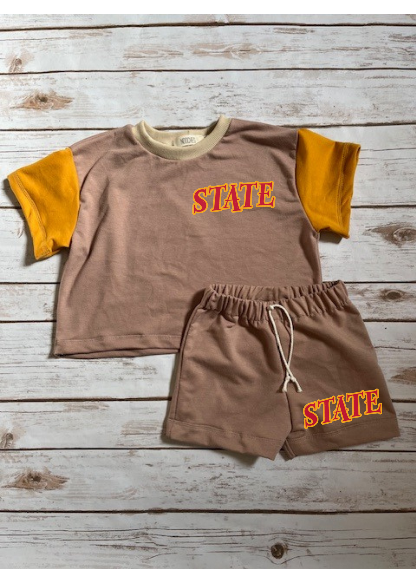 State Color Blocked Oversized T-Shirt