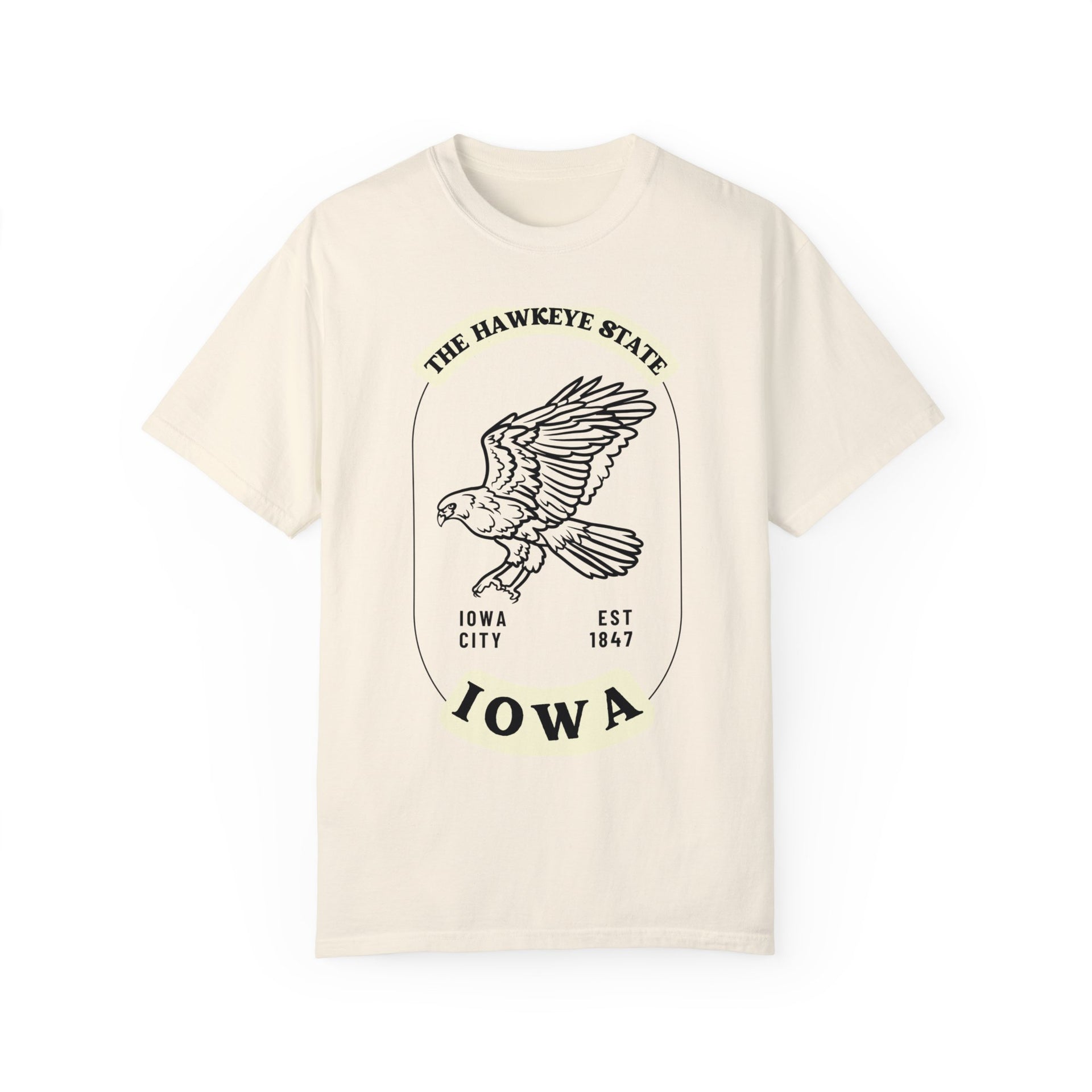 The Hawkeye State T-shirt - Comfort Colors – Nooches, image size:1920x1920
