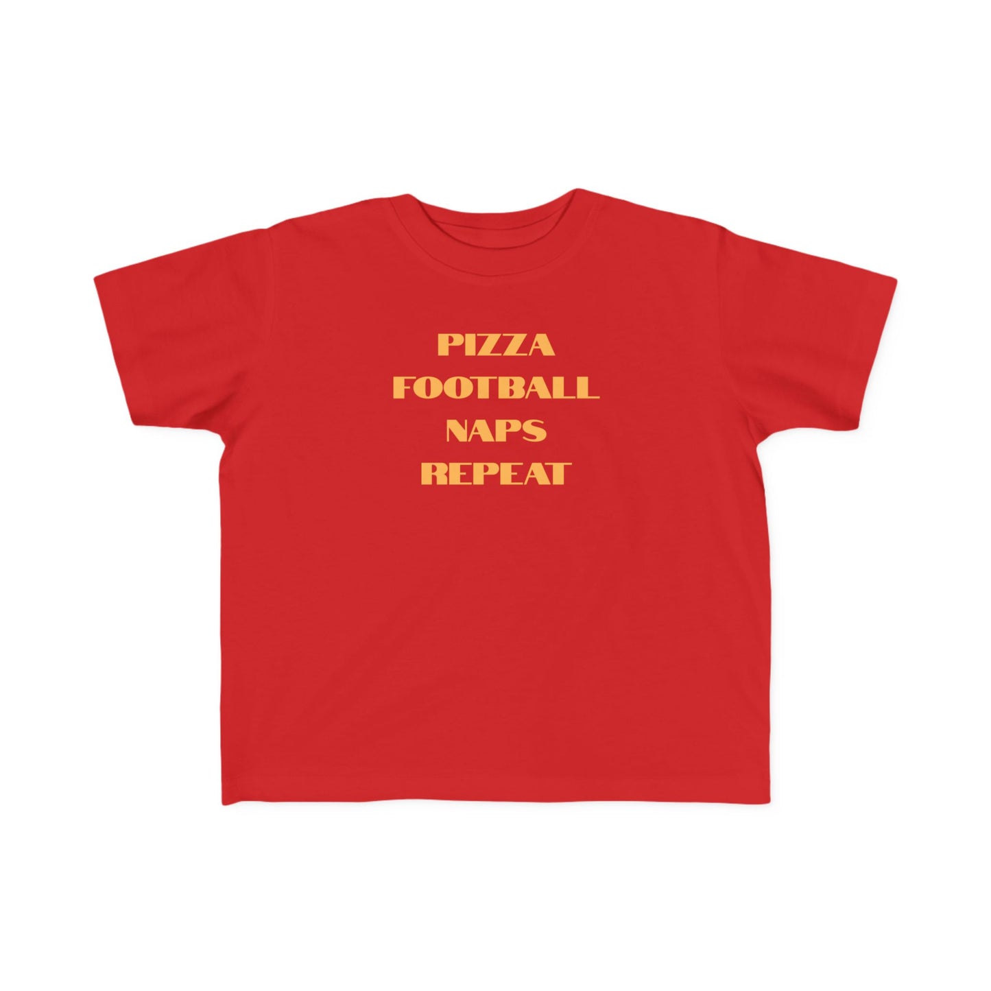 Pizza Football Naps Repeat kids T-shirt