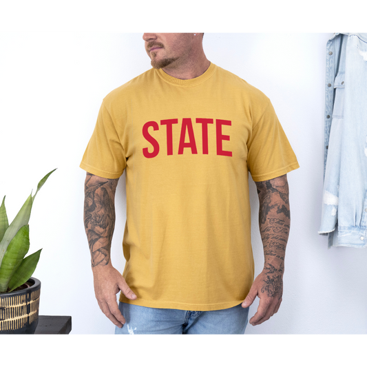 Wholesale Adult - State Mustard Classic T