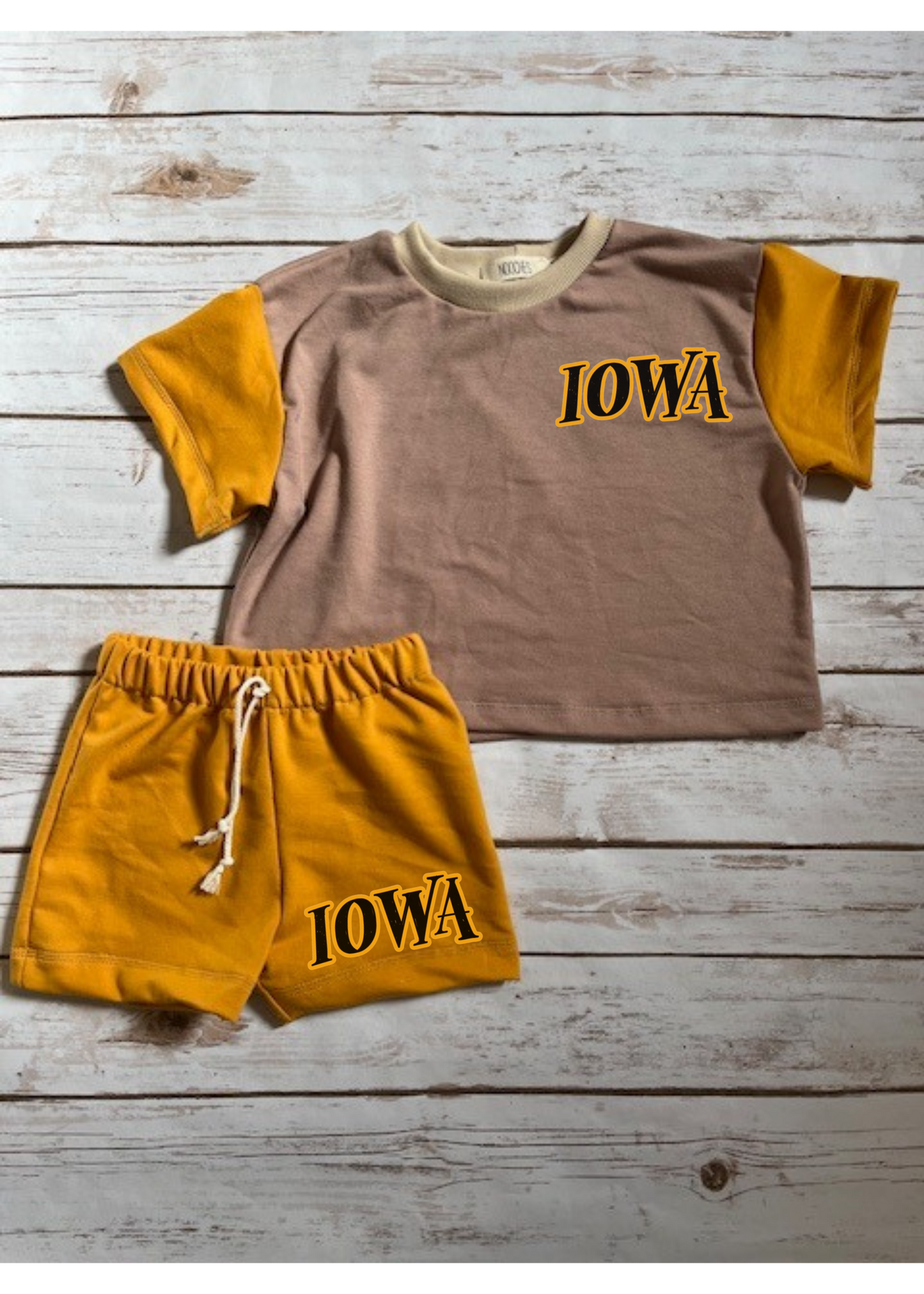 Iowa Color Blocked Oversized T-Shirt