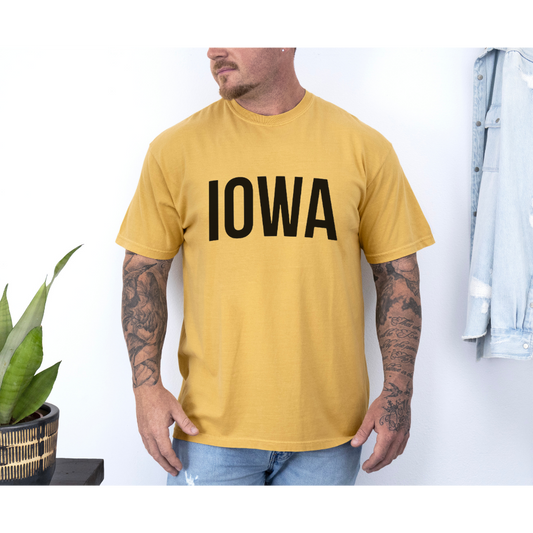 Wholesale Adult - Iowa Mustard Classic T