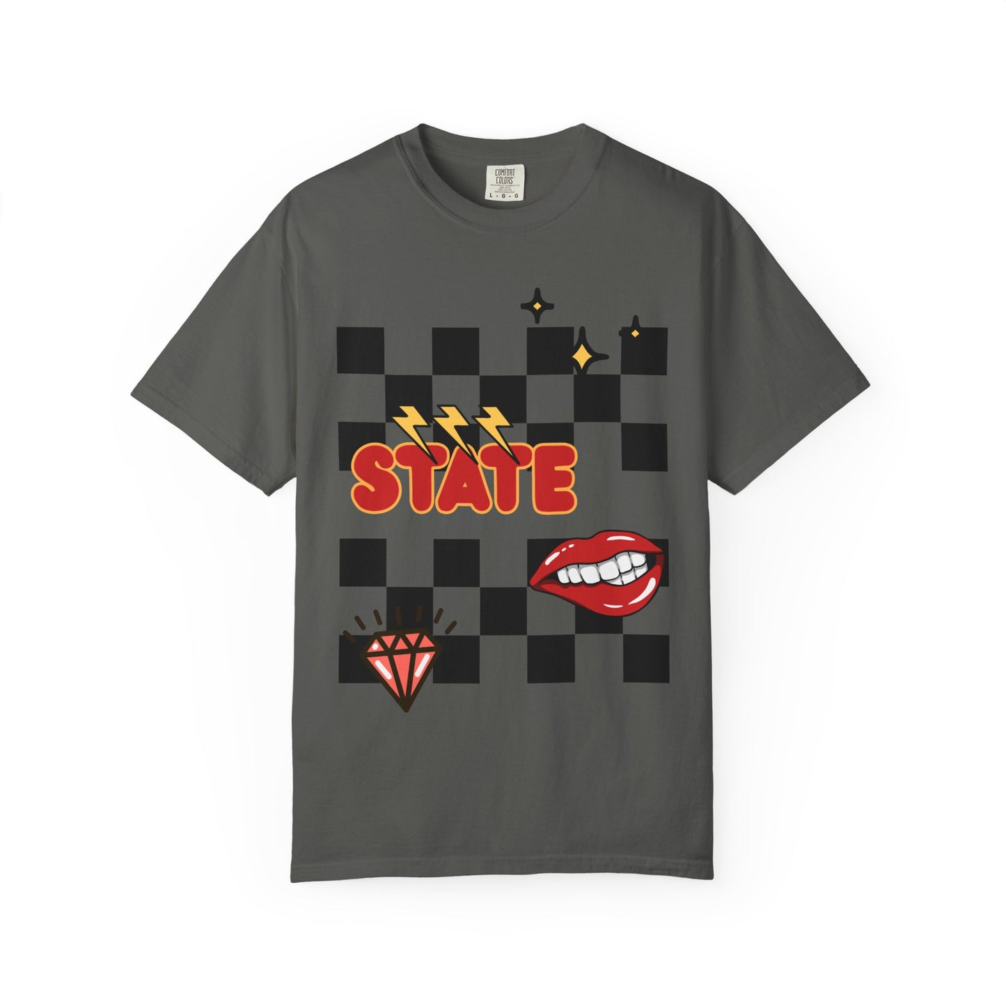 State Pop Art Adult T - Comfort Colors