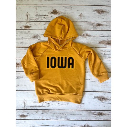 Iowa Bubble Mustard Hoodie