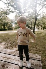 Mustard Checker State Pullover
