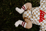 Wheat Baggy State Sweatshirt Romper