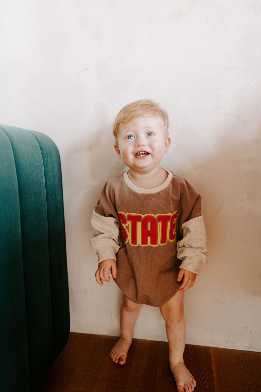 State Color Blocked Oversized Romper