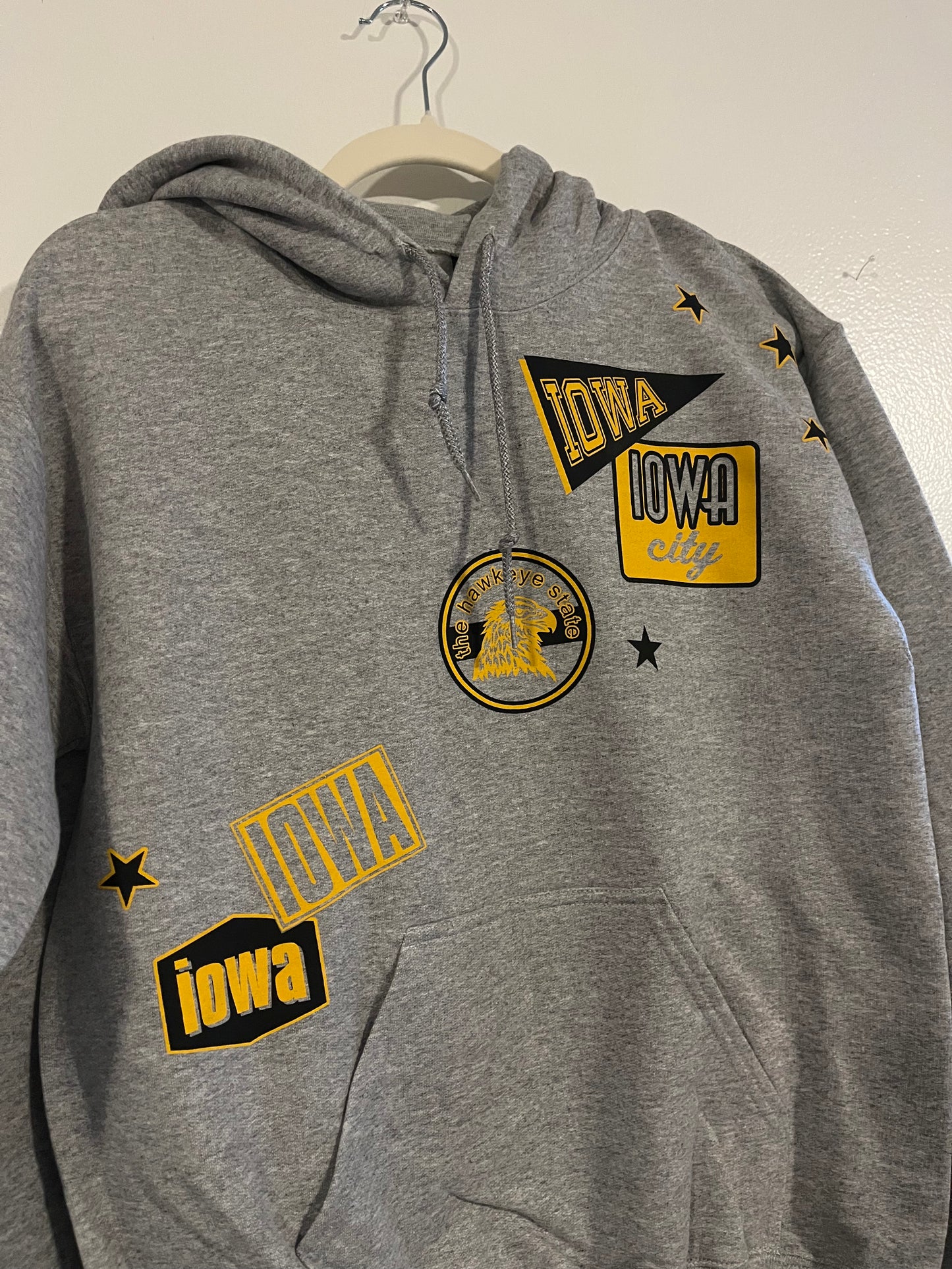 Iowa Patch Adult Hoodie