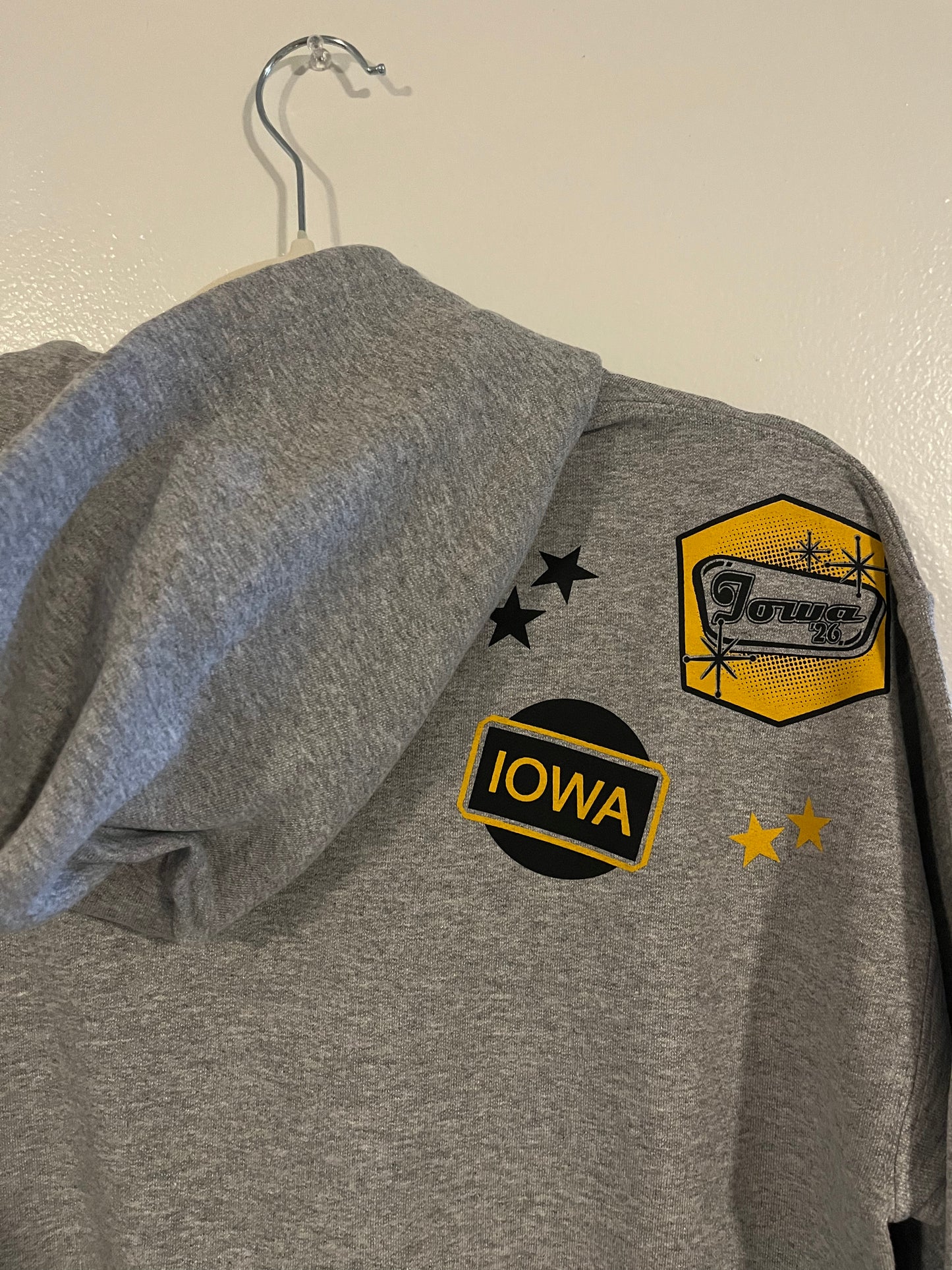 Iowa Patch Adult Hoodie