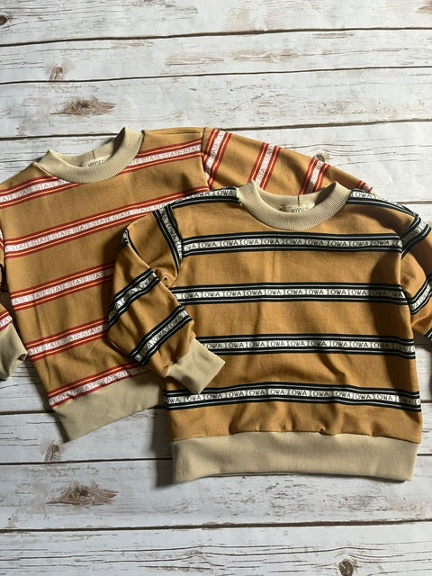 Iowa Vintage Stripe Pullover