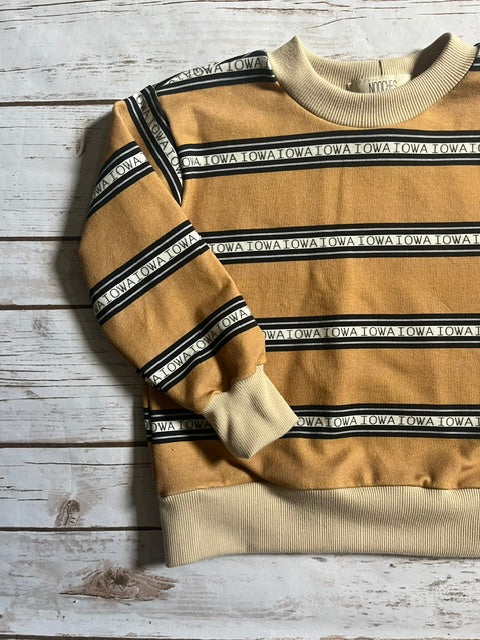 Iowa Vintage Stripe Pullover
