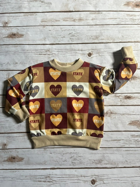 Wholesale State Heart Pullover