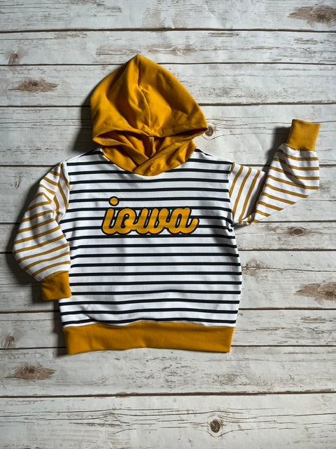 Wholesale Iowa Multi-stripe Hoodie
