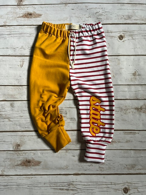Wholesale State Stripe Block Sweatpants