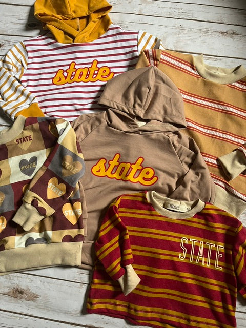 State Stripes on Stripes Hoodie