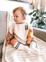 Wheat Baggy State Sweatshirt Romper