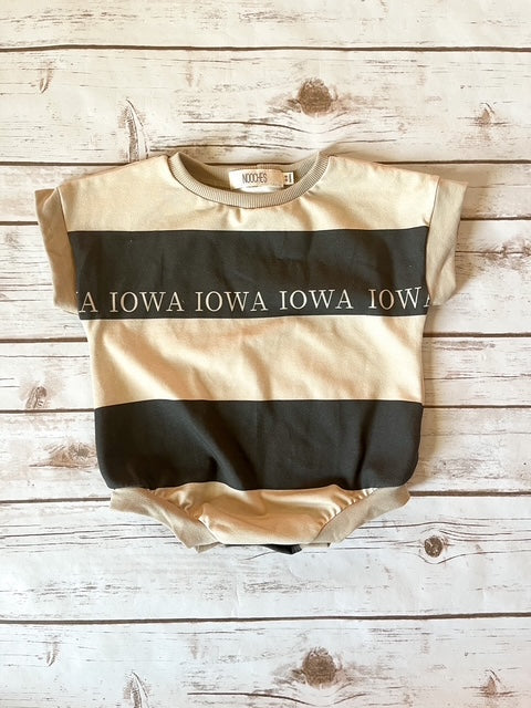 Wholesale Romper -  Rugby Stripe Iowa Baggy Romper