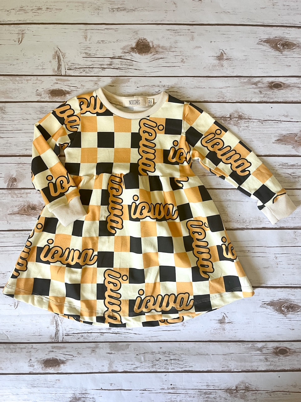Iowa Checker Dress