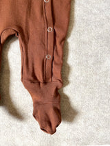 Chocolate Footed Romper