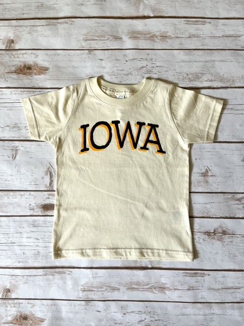 Wholesale T-Shirt - Iowa Black and Gold t