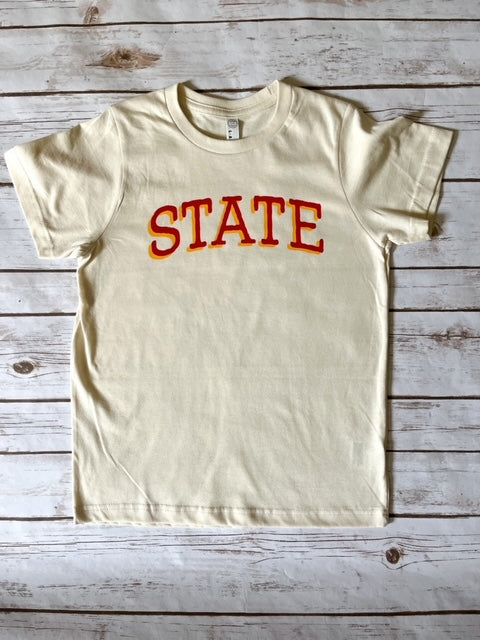 Wholesale T-Shirt - State Red and Gold t