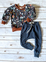 Ocean Waffle Joggers