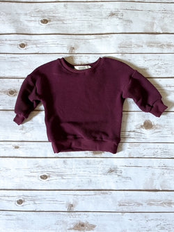 Plum Oversized Sweater