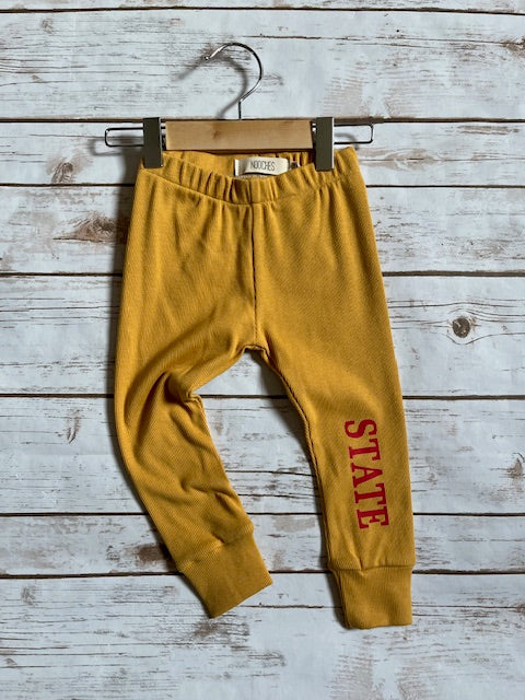 State Mustard Ribbed Legging