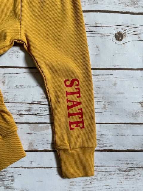 State Mustard Ribbed Legging