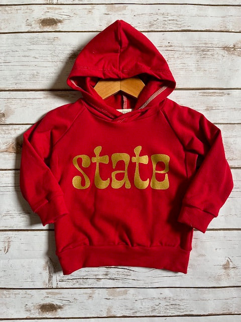 Red State Sparkle Hoodie
