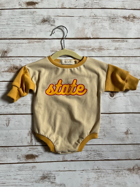 State Oversized Sweatshirt Romper