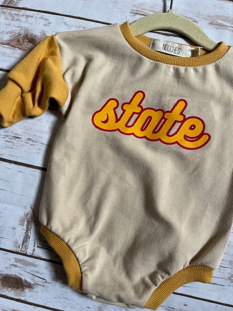 State Oversized Sweatshirt Romper