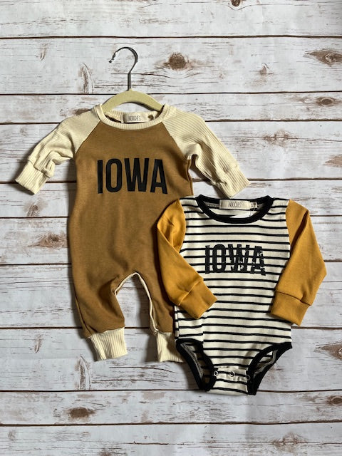 Iowa Gold Romper