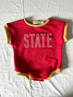Red State Oversized Romper