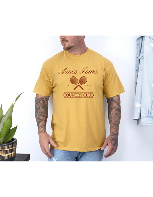 Adult Ames Country Club T -Comfort Colors