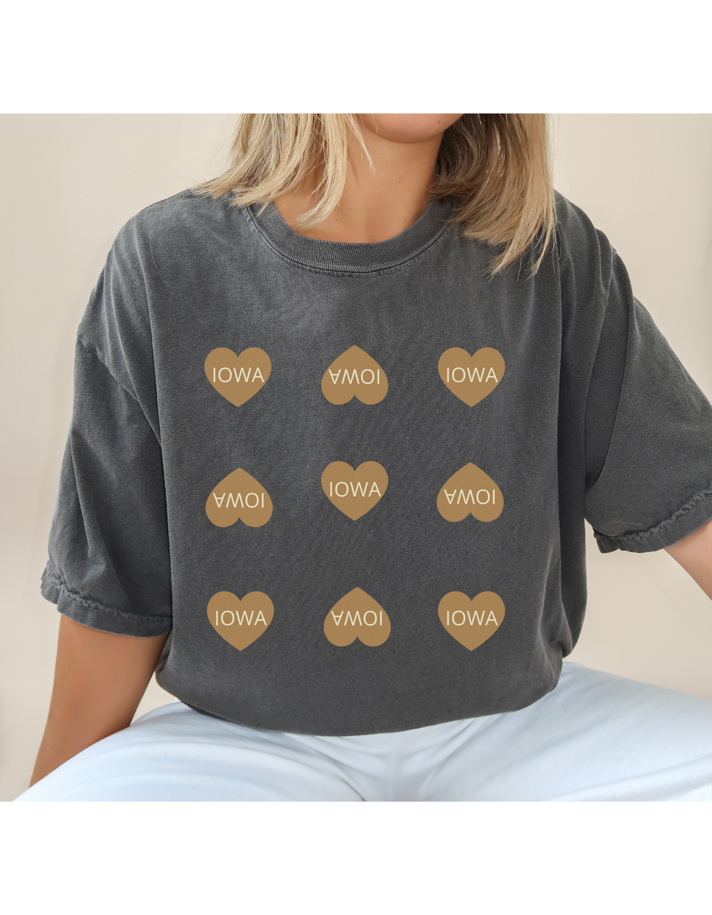 Adult Iowa Hearts T-shirt