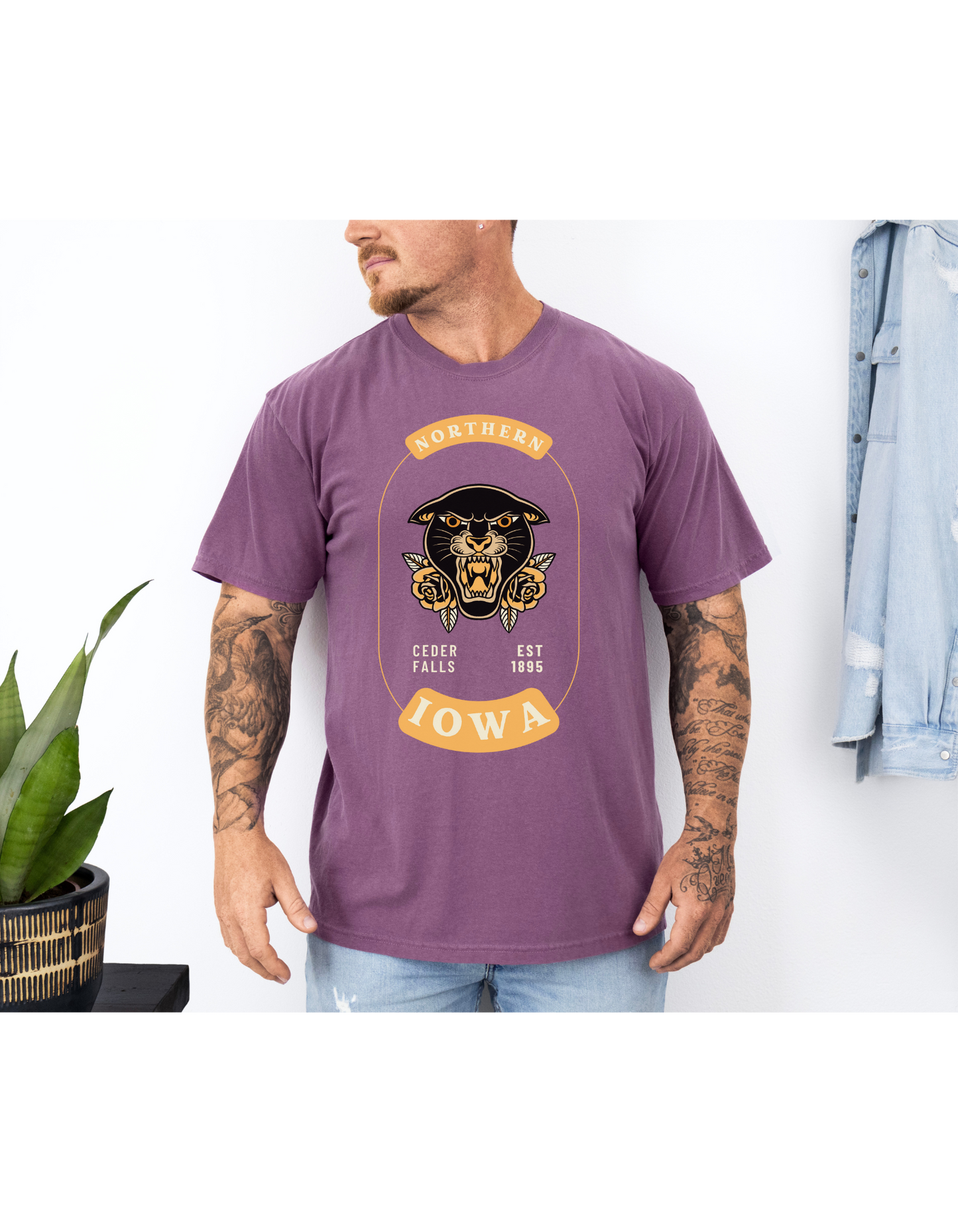 Northern Iowa Panther T-shirt - Comfort Colors