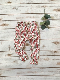 Red Doe a Deer Leggings