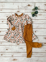 Doe a Deer Golden Dress