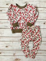 Red Doe a Deer Pullover