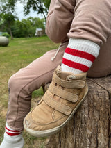 Red Stripe Socks