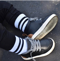 Black Stripe Socks
