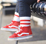 Red Stripe Socks